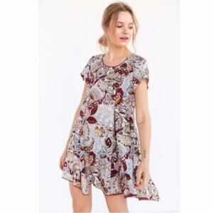 UO Silence + Noise Printed Witchy T-Shirt Dress